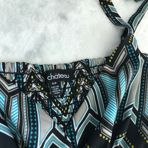 Blue/Black Maxi Dress - Picture 4 of 4